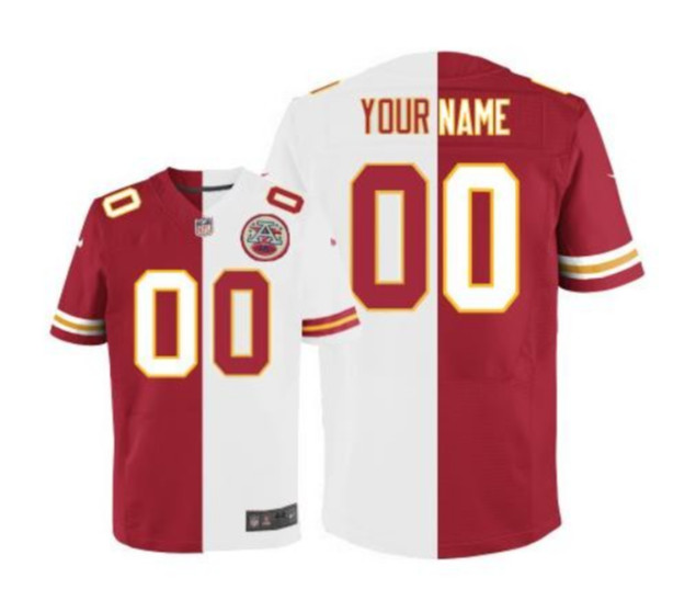 Kansas City Chiefs Customized Red/White Stitched NFL Jersey Kansas City Chiefs Customized Red/White Stitched NFL Jersey